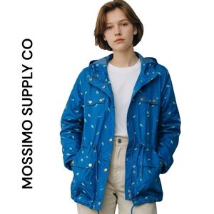 Mossimo Supply Co. | Women's  Water Resistant Jacket | Blue & Green | Size Small